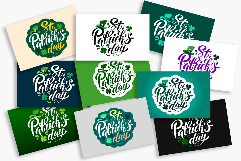 patrick day lettering