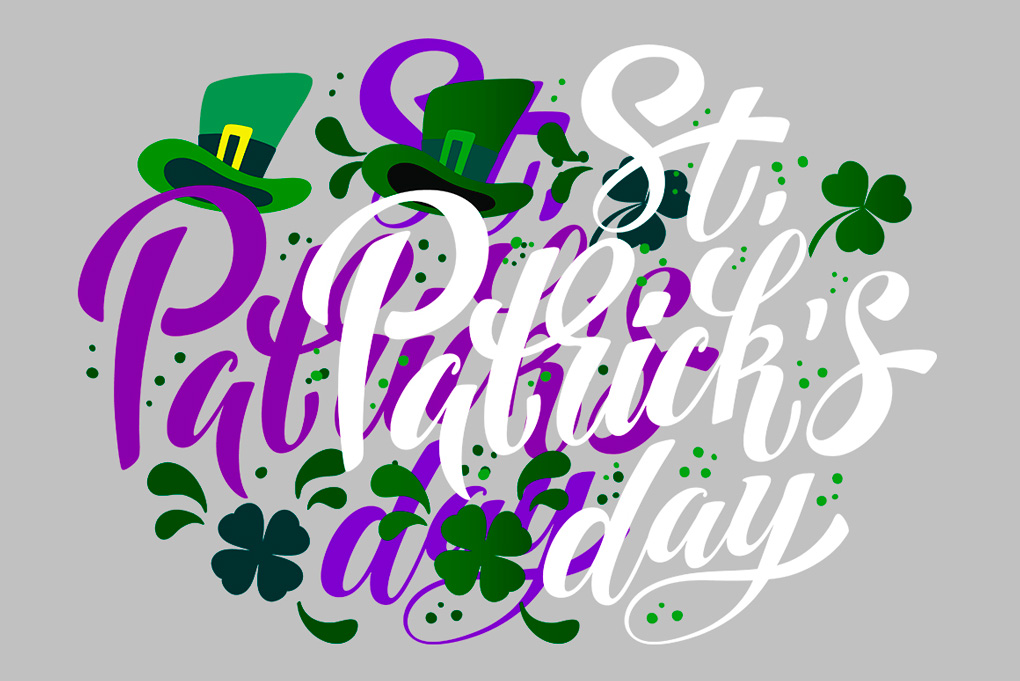 patrick day lettering