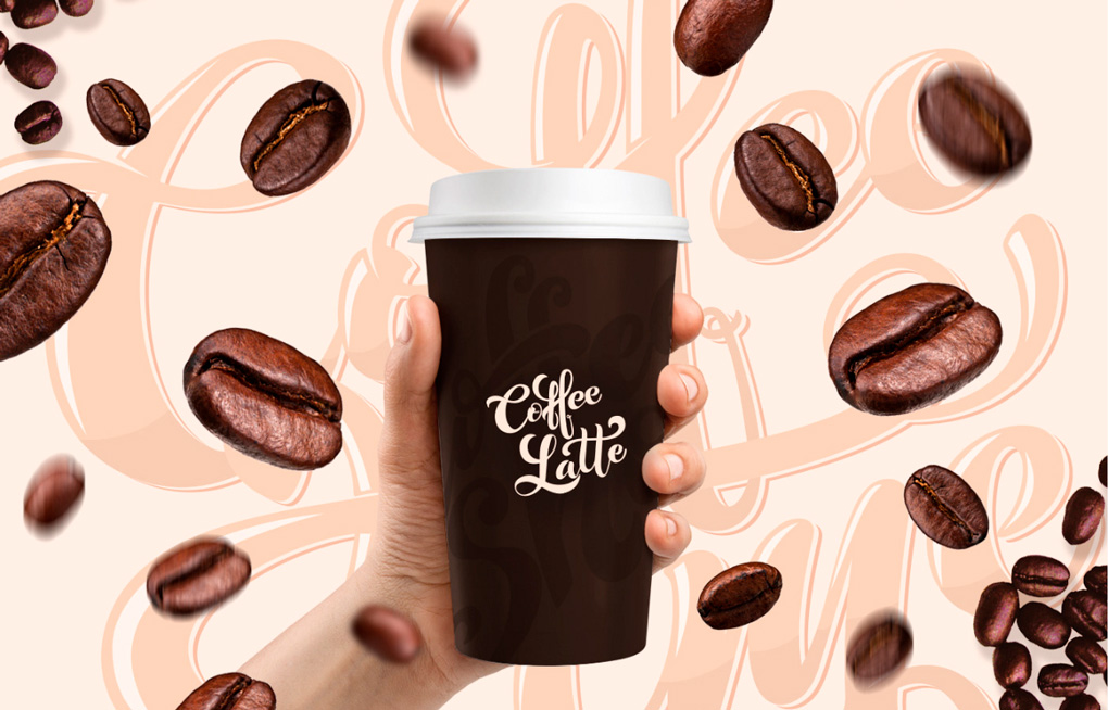 Coffee lettering