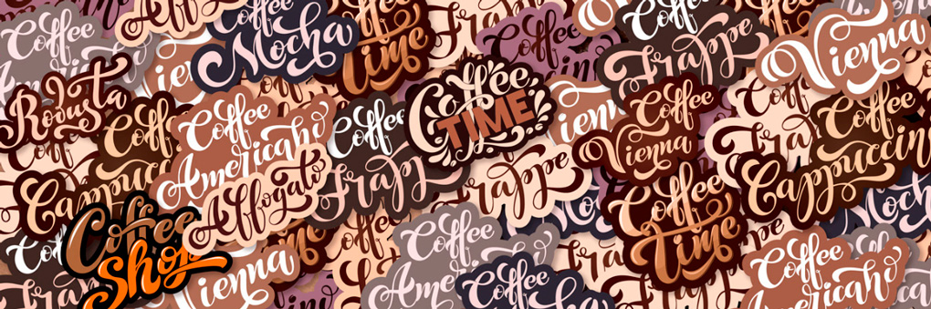 Coffee lettering