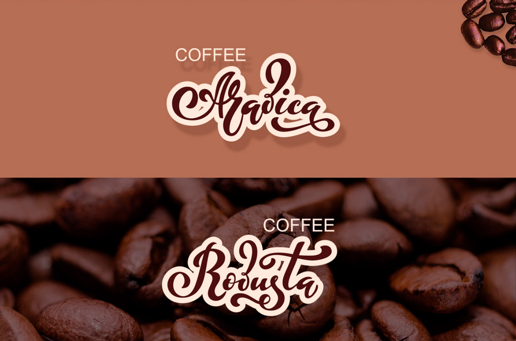 Coffee lettering