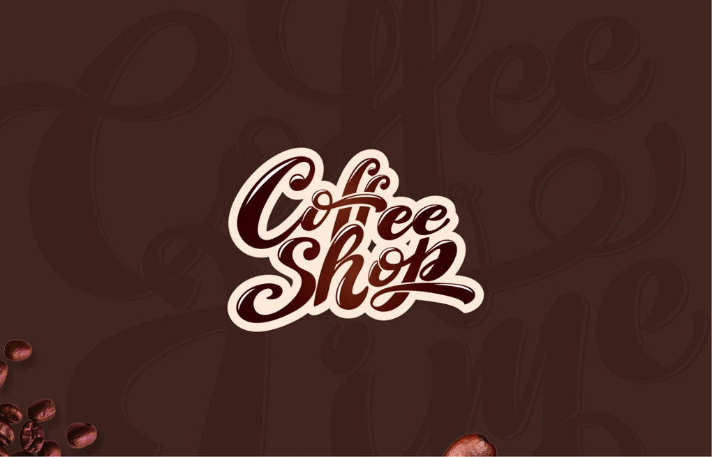 Coffee lettering