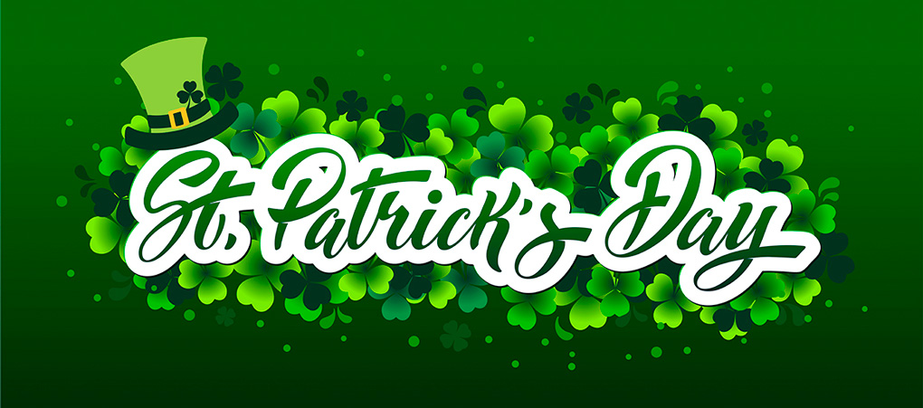 Patrick day lettering