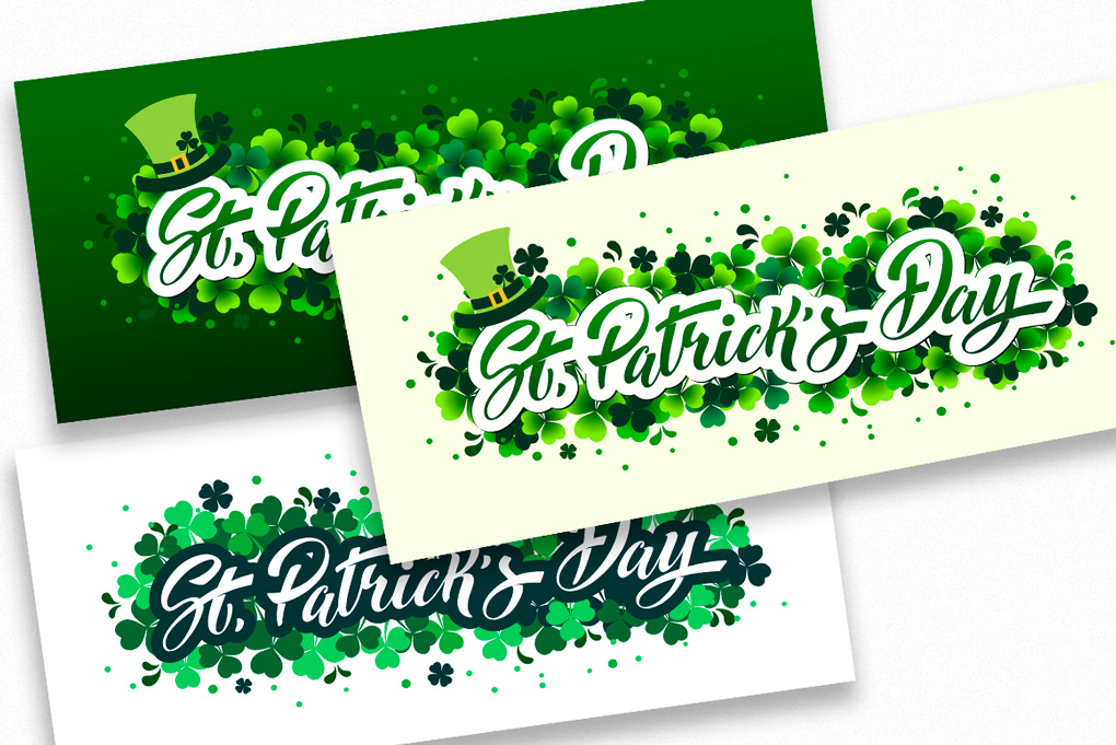 Patrick day lettering