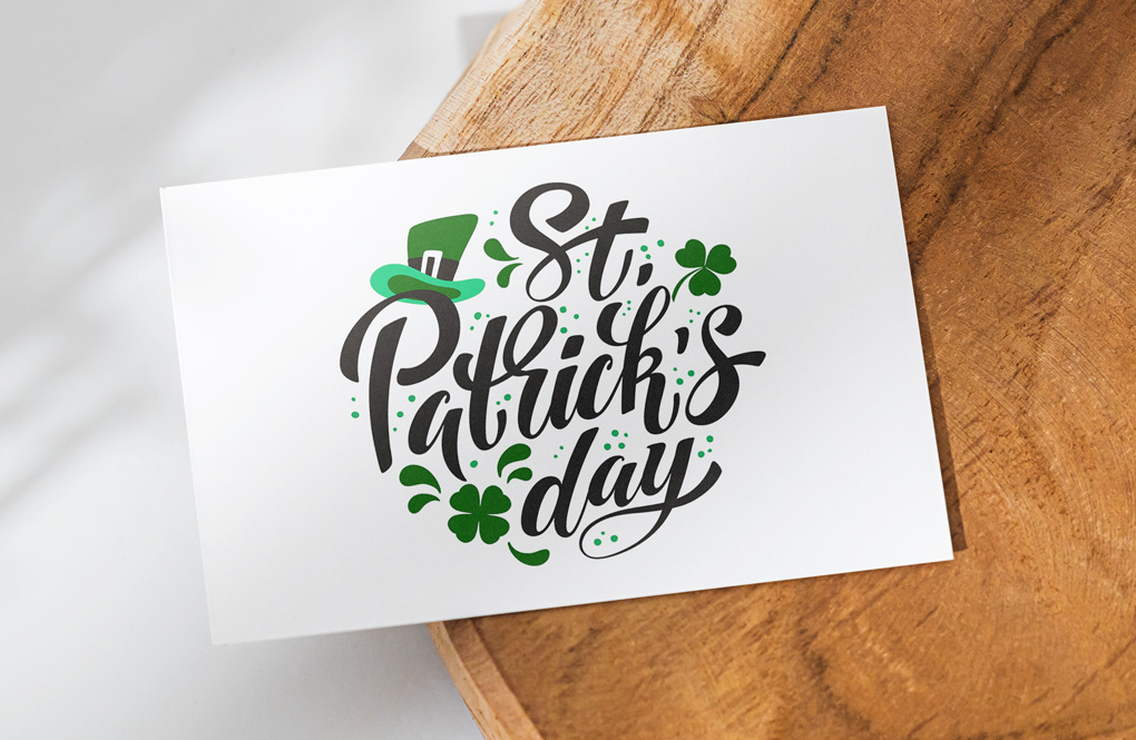 patrick day lettering