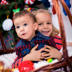 Новогодняя детская и семейная фотосессия. Фотограф Вихарева Алёна