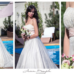 Фотосессия свадебных платьев для салона. Фотограф Алена Вихарева.