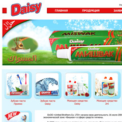 Дизайн сайта Daisy