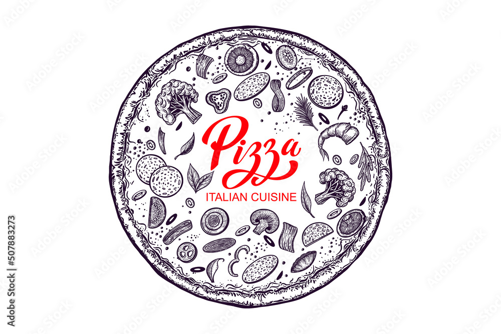 pizza illustration