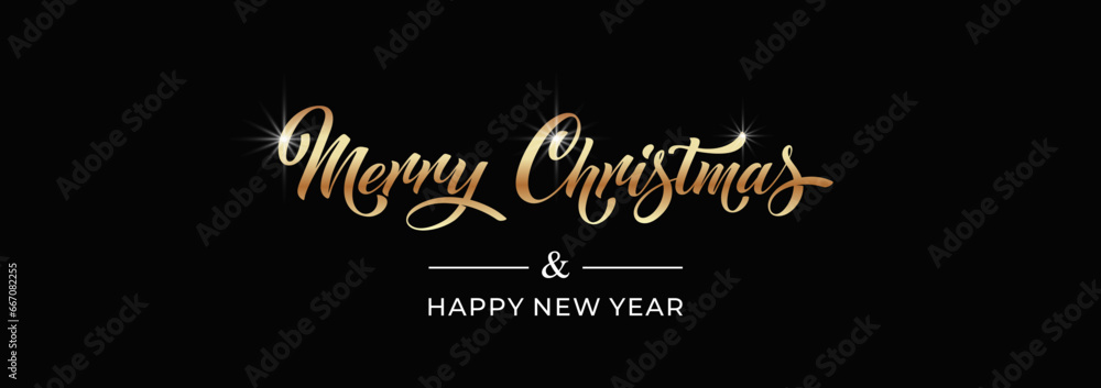 Merry Christmas lettering