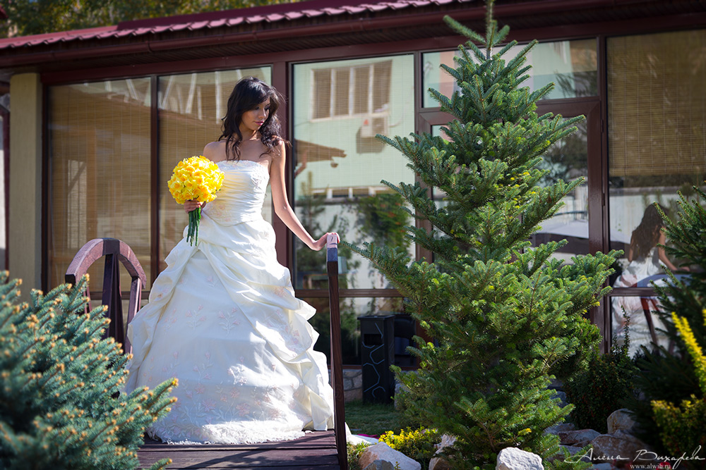 фотосессия свадебных платьев