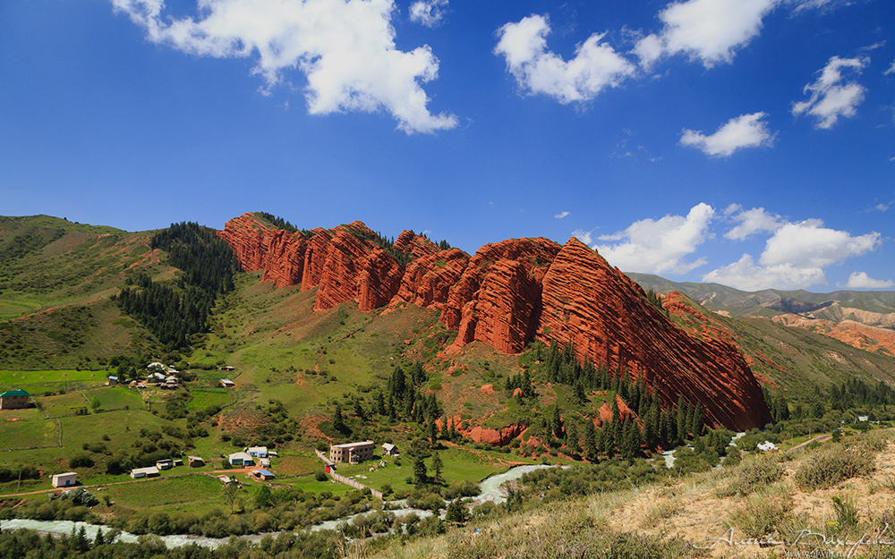 Ущелье Жети-Огуз, Кыргызстан, Иссык-кульская область