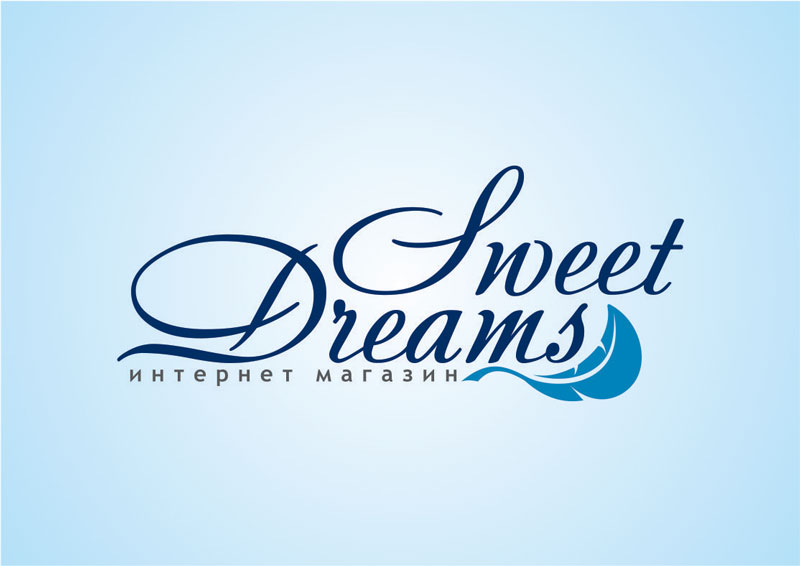 Разработка логотипа для интернет магазина Sweet Dreams