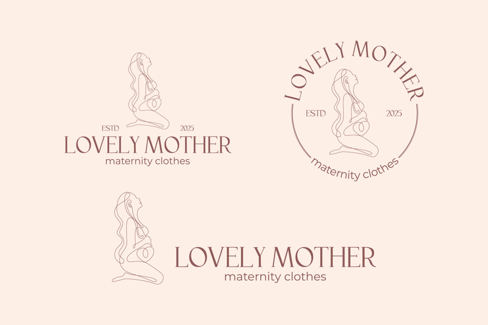 Linear logo Motherhood