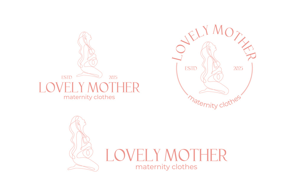 Linear logo Motherhood