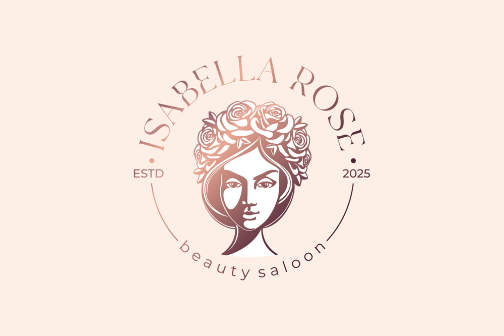 Logo woman rose