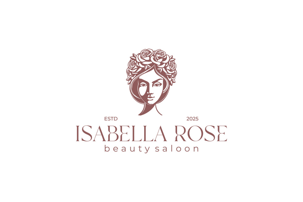 Logo woman rose