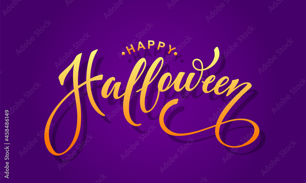 Halloween lettering