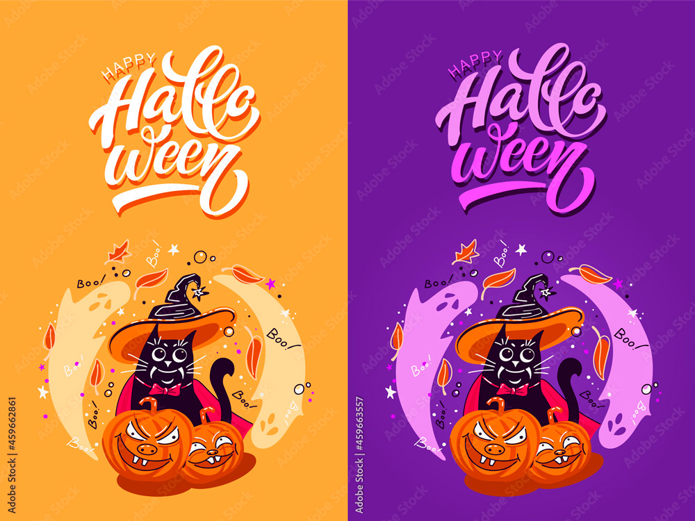 Halloween lettering