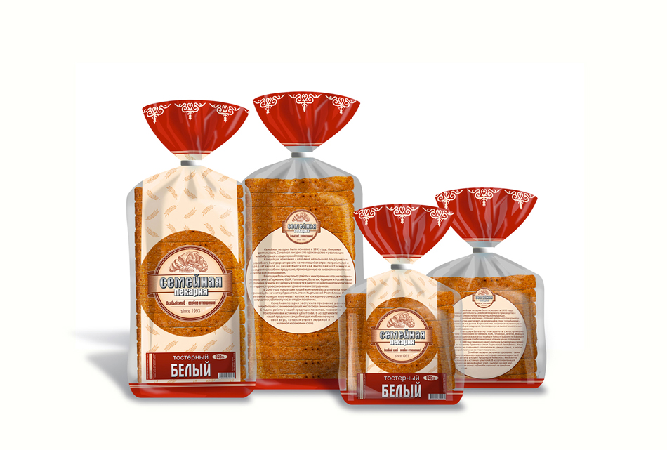 Дизайн пакета для хлеба