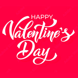 Happy Valentines day lettering надпись 5