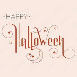 Halloween lettering 1