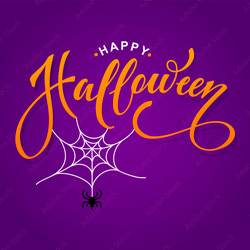 Halloween lettering