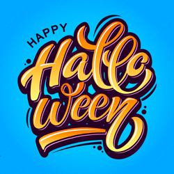 Halloween lettering 5