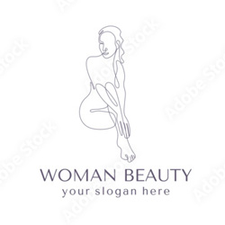 Стоковый логотип Beauty woman